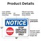Signmission Stop Employee Entrance Only OSHA Notice Sign, Plastic, 18in W x 12in L, 2PK OS-2PACK-NS-P-1218-L-18477 - alternate 7